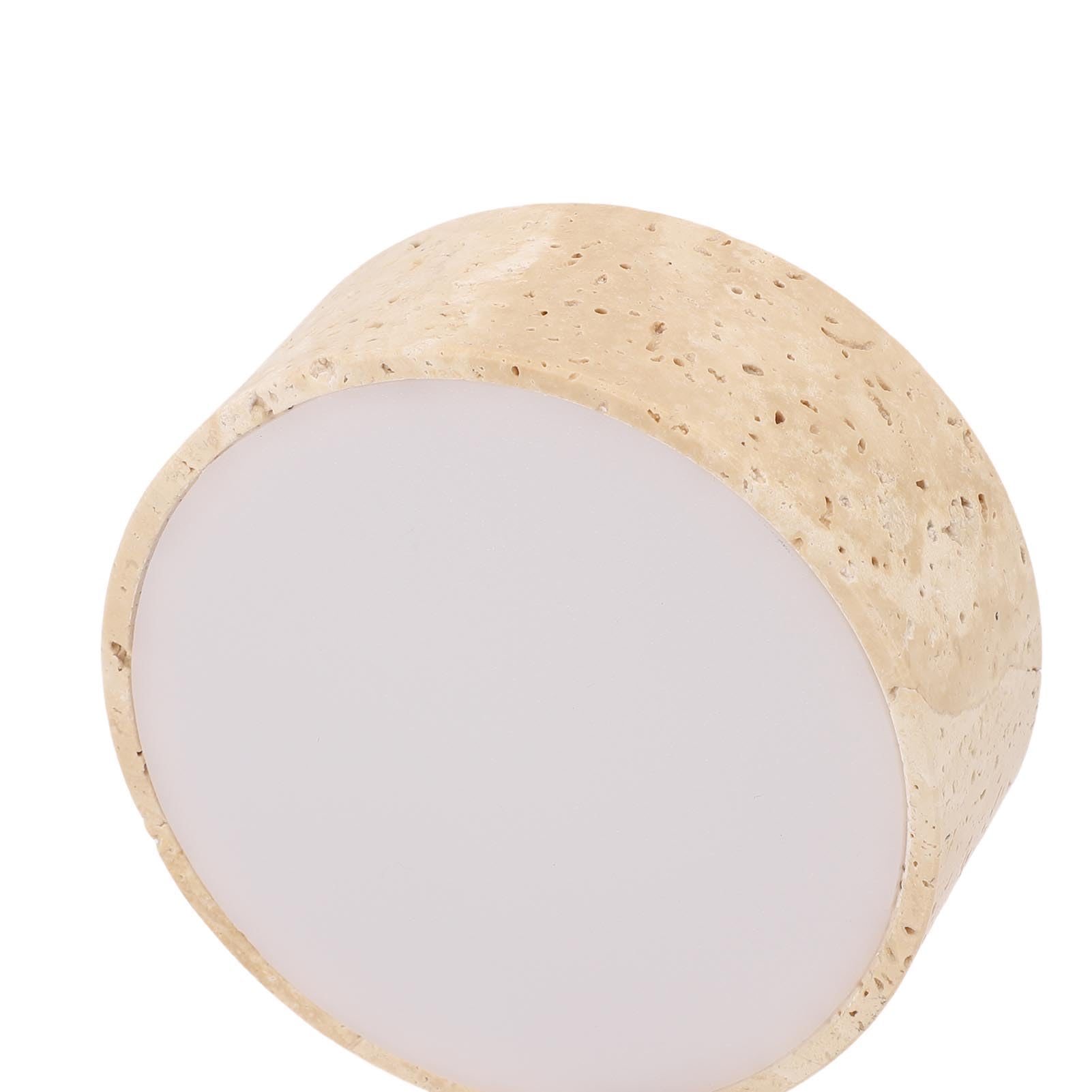 Greensen Moderna Lámpara de Pared Cilíndrica, Lámpara de Pared única para Entradas, Cocinas y Vestidores (Color de madera)