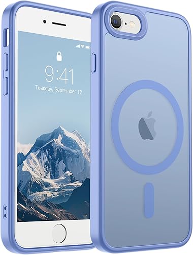 Miniatura 72 de SUPFINE - Funda magnética para iPhone 14 Pro Max (compatible con MagSafe), (protección contra caídas de grado militar de 10 pies), delgada, Negro