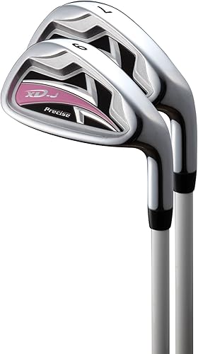 Vista 18 de Precise XD-J Junior Complete Golf Club Set for Children 3 Age Groups Boys & Girls Right Hand & Left Hand Kids Golf Clubs Set w/ 2 HC's, Flex