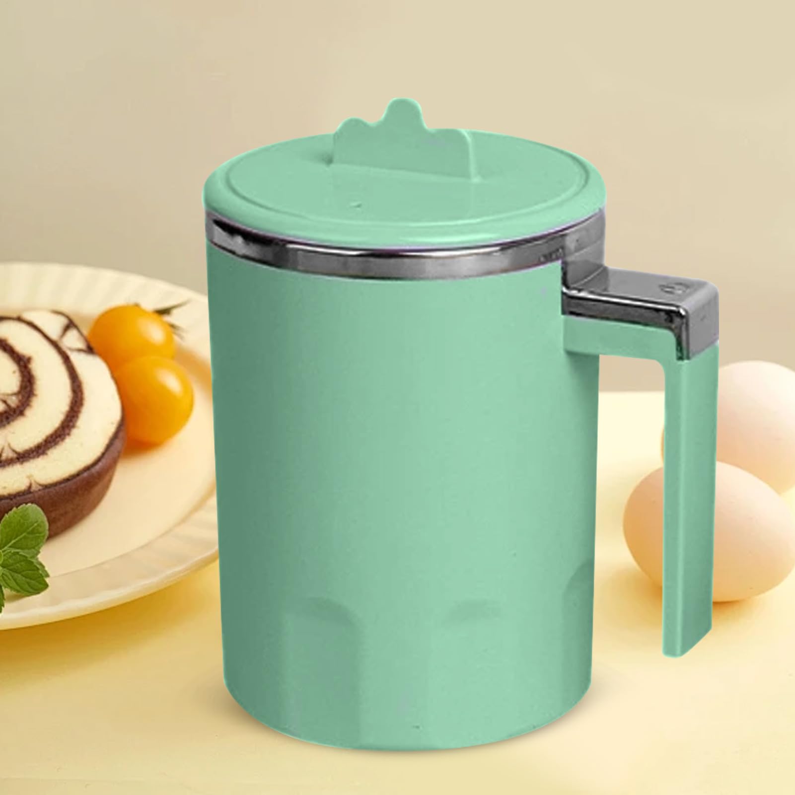 Miscelatore elettrico per bevande, portatile per mescolare il caffè, da caffè rotante da 12 once con motore ricaricabile, strumento da viaggio alimentato tramite USB, accessorio per