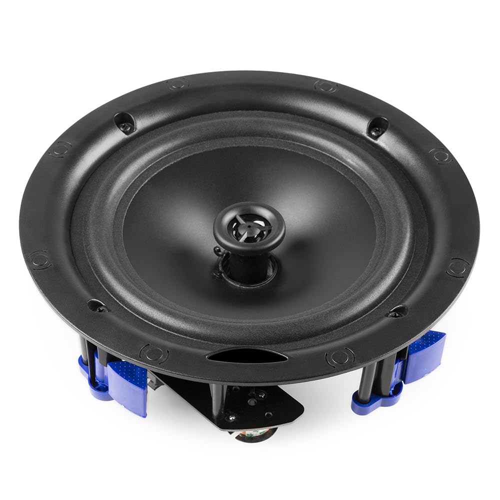 Power Dynamics NCSS6B - Altavoz de Techo, 30W RMS, Woofer 6.5”, Tweeter 1/2”, Sonido HiFi, Rejilla Magnética, Instalación Rápida, 8 Ohmios, Audio de Calidad para Hogar y Negocios, Color Negro