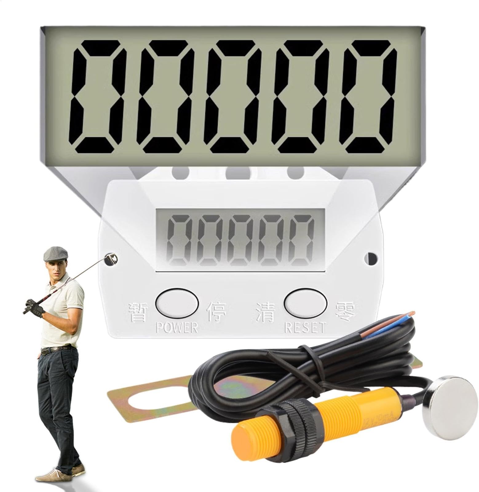 6 Digit Counter | Automatic Induction Counter | LED Auto Display Digital Counter, Electronic Digital Display Counter with 6-digit