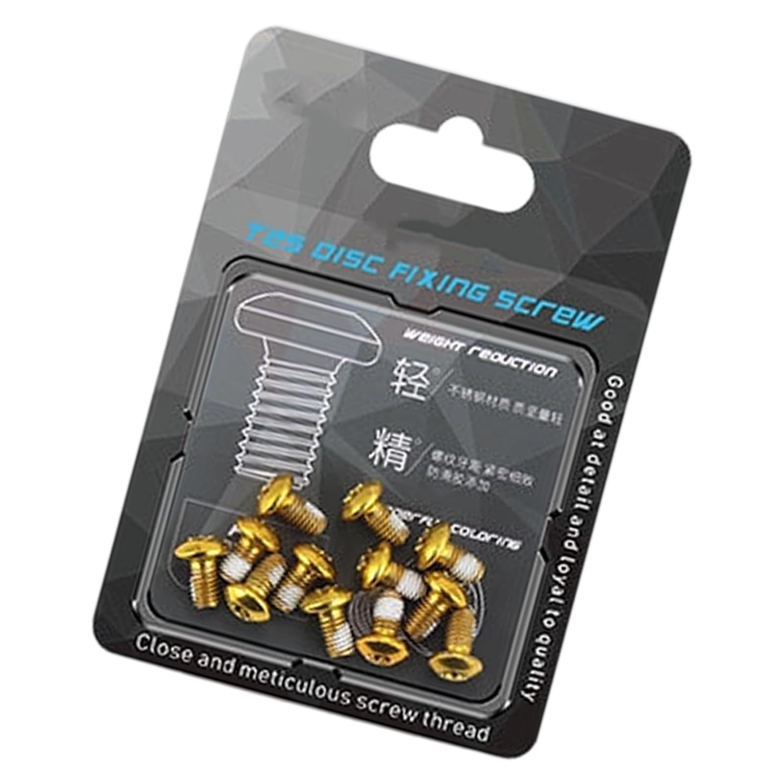 of 12 T25 Disc Brake Screws High Strength Anti-Loosening for Mountain Bikes Mountain Bike Bolts Erosion
