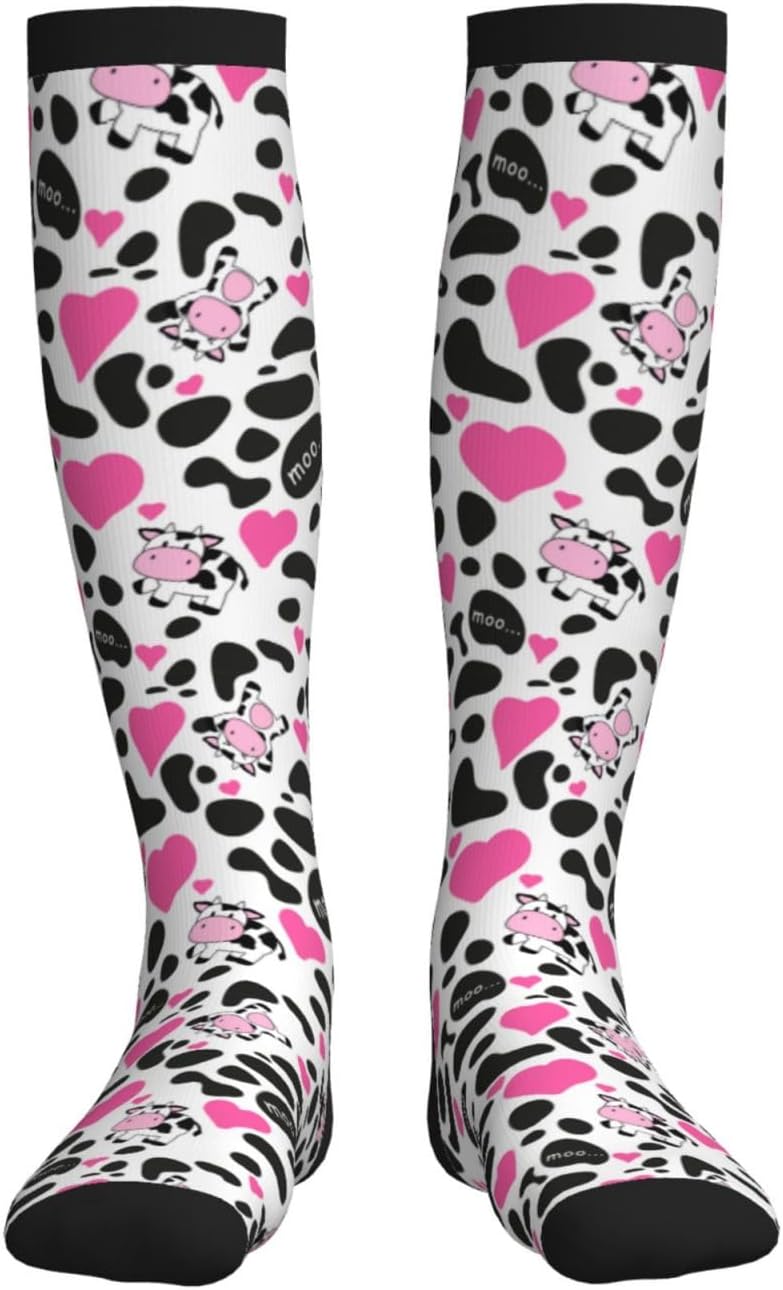 Tie Dye Compression Socks Knee High Support Socks For Women Men Running Athletic Hiking - Image 7