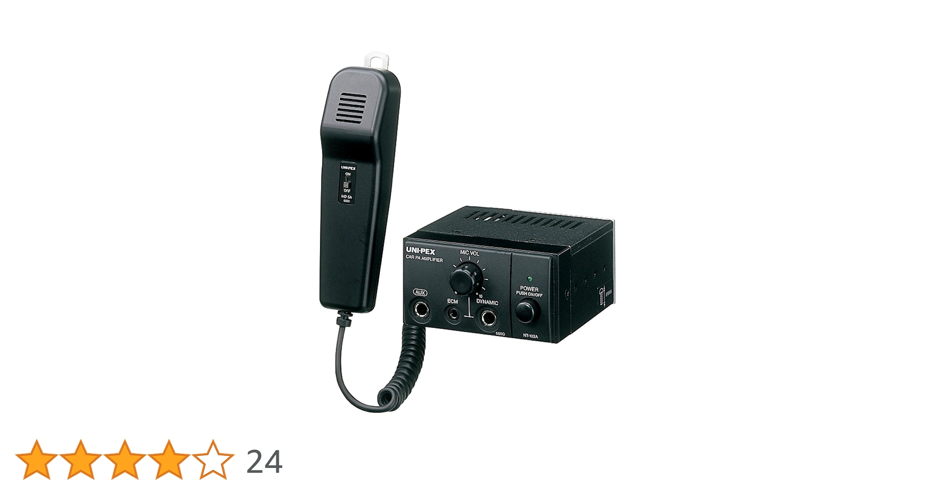 Amazon.co.jp: ユニペックス 車載用マイク付きアンプ10W NT-102A