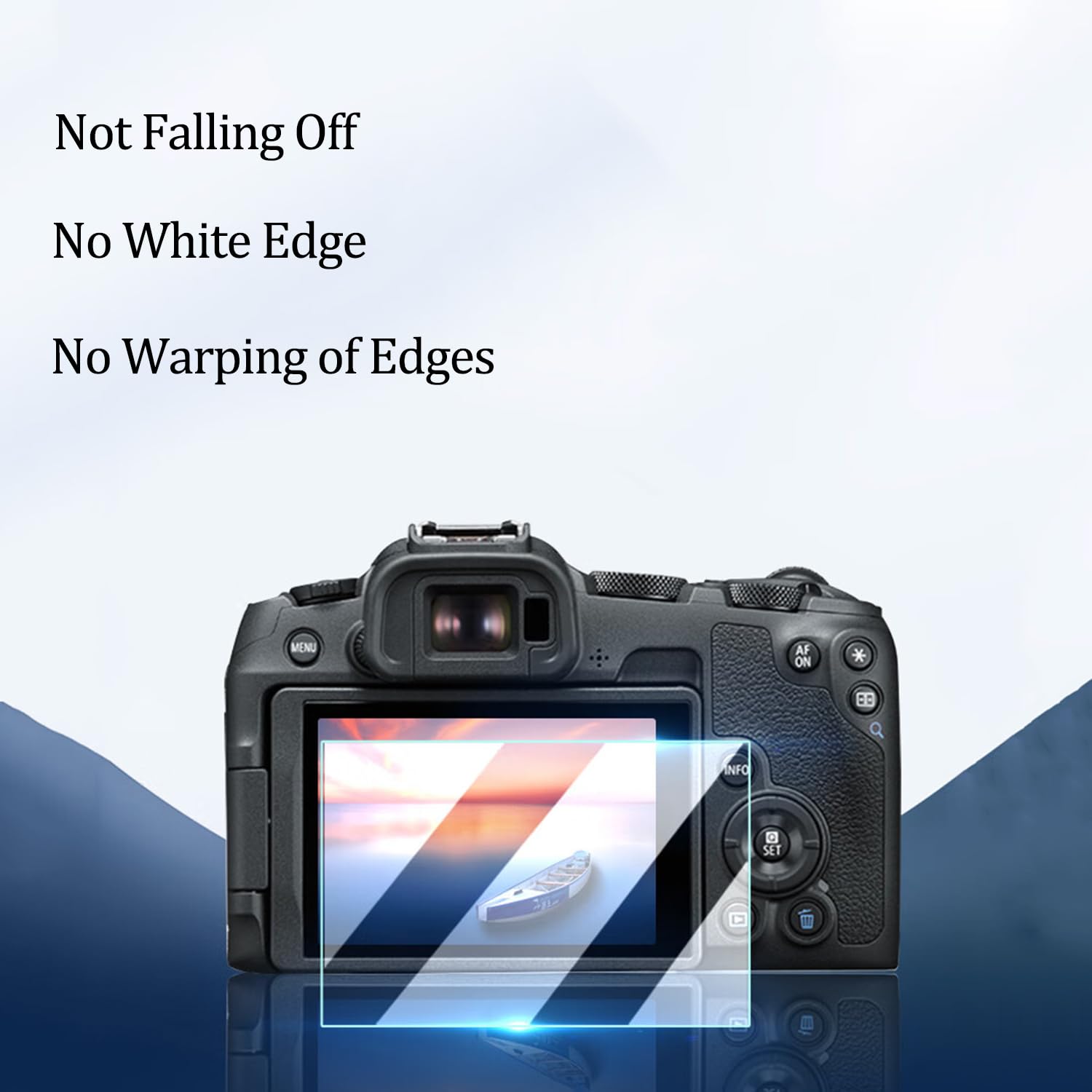 Didisky 3 Pellicole In Vetro Temperato Per Canon EOS R100, 9H, Anti Graffio E Anti Impronta (0,3mm)