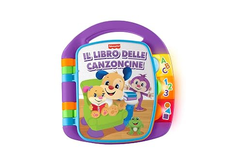 Fisher-Price- Il Libro delle Canzoncine Ridi e Impara, Libricino con