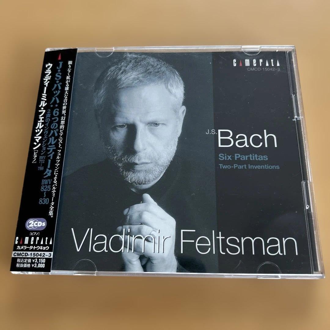 2CDウラディーミル・フェルツマン直筆サイン入りバッハ6つのパルティータ