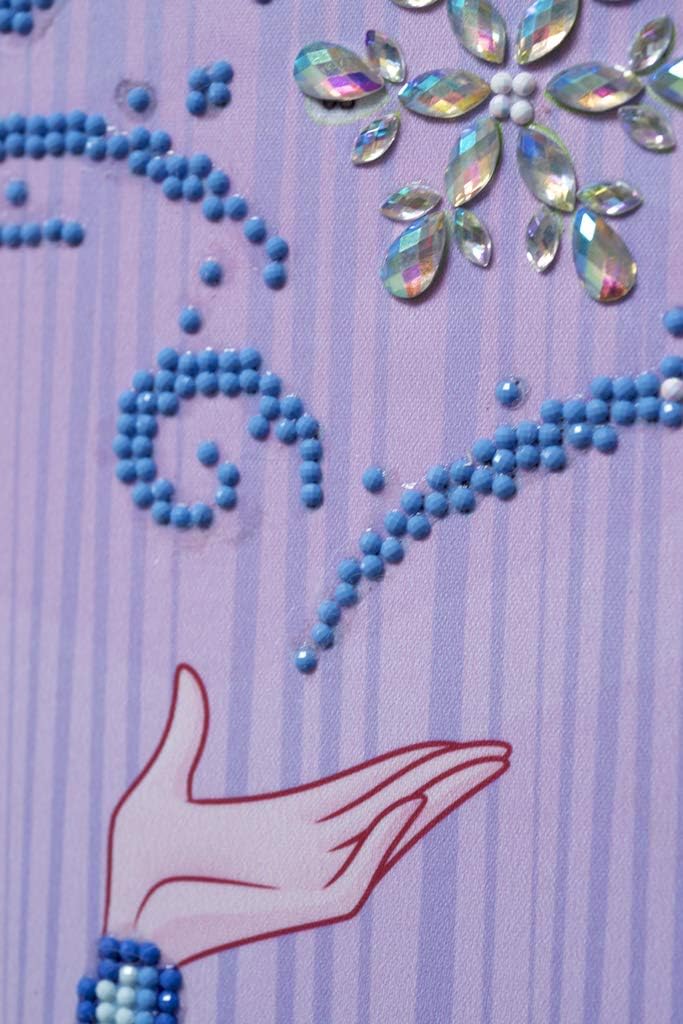 Vervaco Diamond Painting Kit: Disney Ice Magic Elsa, Multi, 40 x 40cm