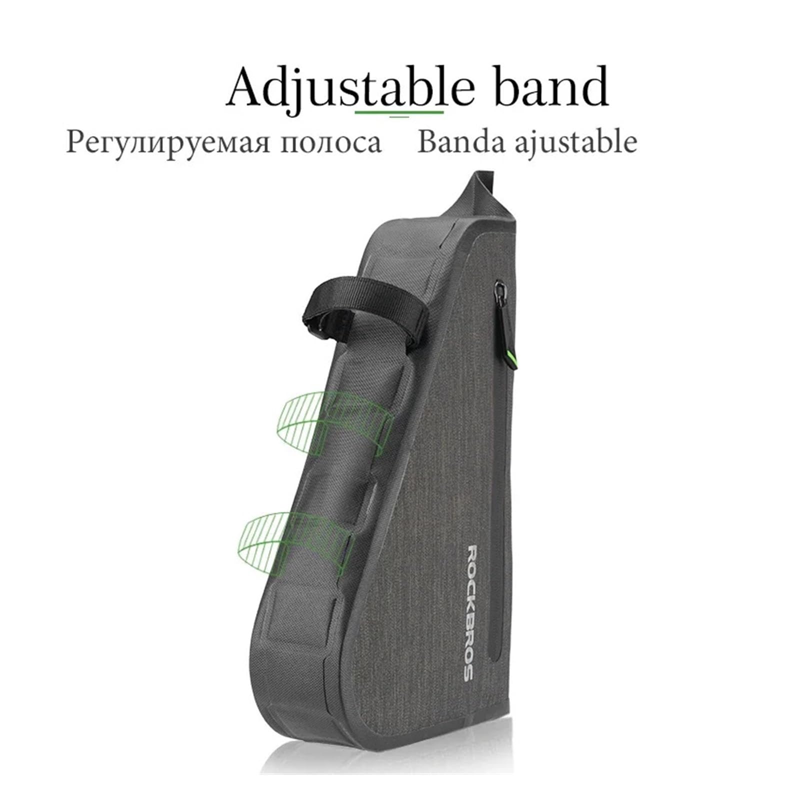 Xi Yu Borsa da bici for tubo con telaio anteriore triangolare portatile antipioggia da 1 pezzo