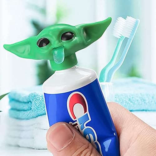 Miniatura 1 de New Yoda 2022, tapa de pasta de dientes G-rogu, dispensador de pasta de dientes Mandalorian Y-oda para niños y adultos, regalos de fanáticos de Star