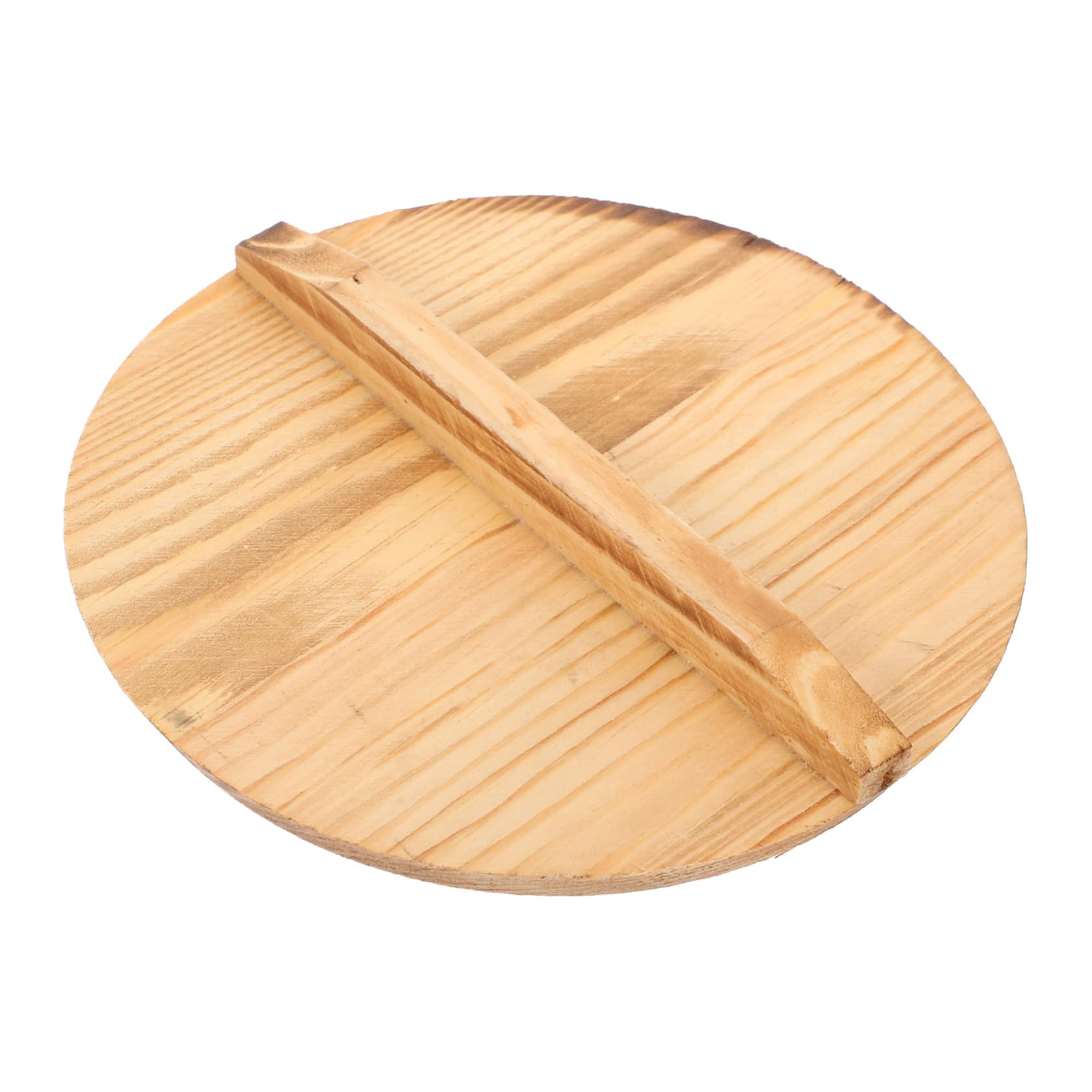 PRETYZOOM 5 Pezzi Di Coperchio Per Pentola in Legno Coperchio Per Wok Per Ciotola Sigillato Utensili Da Cucina in Legno 14 Cm Facili Da Pulire