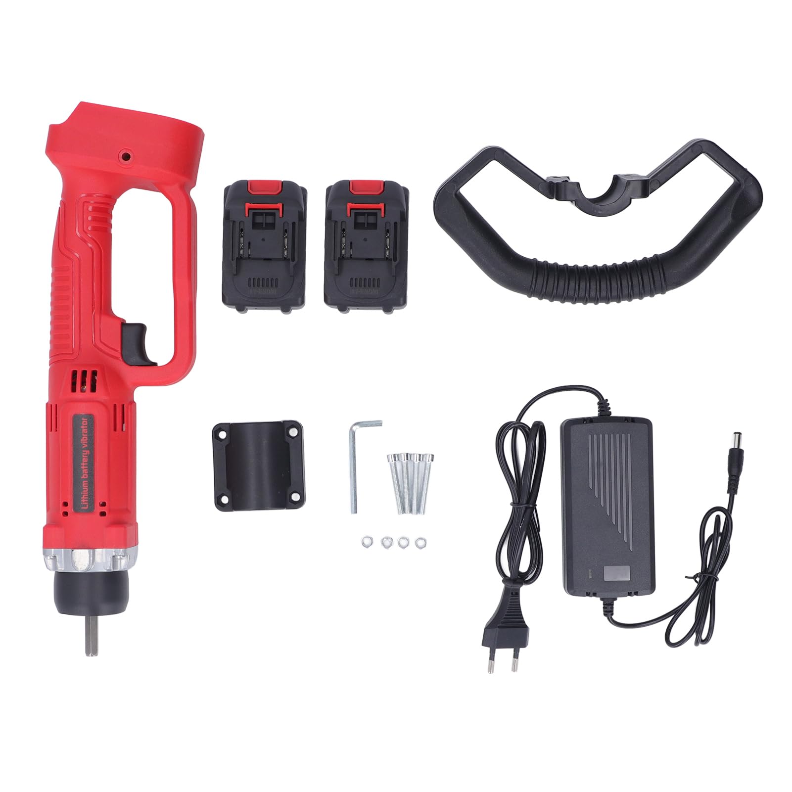 Vibrador de Concreto Eléctrico de Mano, Vibrador de Concreto Eléctrico 80-240V 200W Motor de Alta Potencia Carcasa de ABS Amplia Aplicación Trabajando Constantemente en Puentes