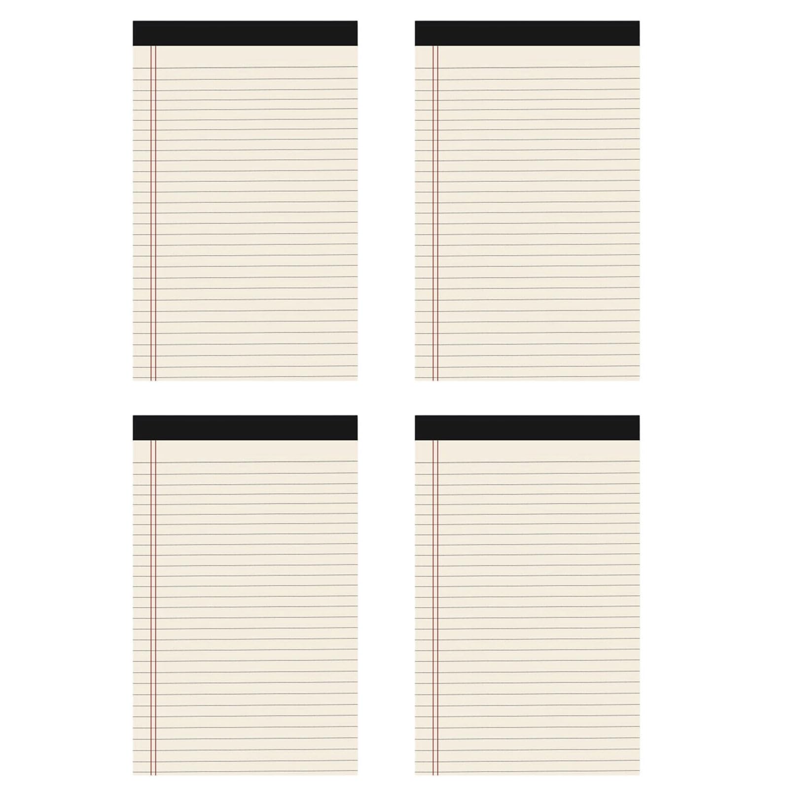4 blocs de notas pequeños, hojas de notas, bloc de notas legal, cuaderno de bolsillo forrado para tomar notas, recordatorios, bloc de notas, columna, bloc de notas de papel extraíble