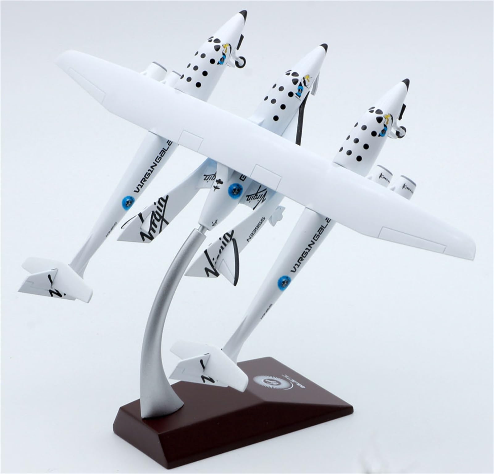 Model redukcyjny samolotu 19CM 1/200 Skala Bardzo Szczegółowy Model Samolotu Pasażerskiego Dla Statku Kosmicznego Virgin Galactic N348MS Model Samolotu Model lotniczy Replika samolotu