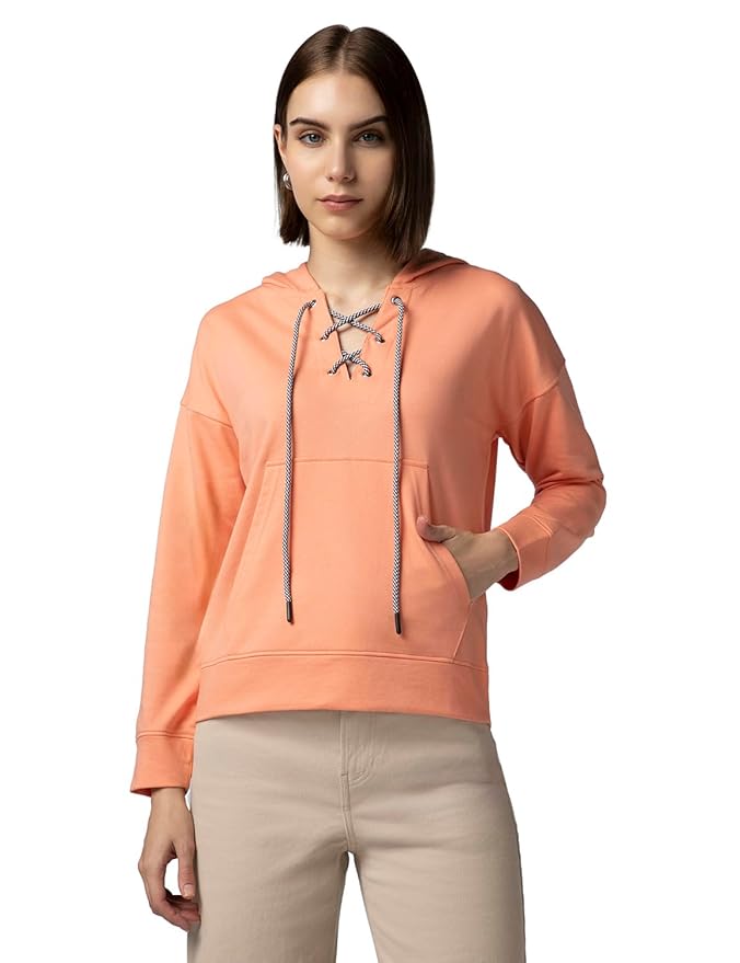 FYLTR Women's Crewneck Full Sleeve-Cotton Blend Terry Tshirt | Tshirt for Women