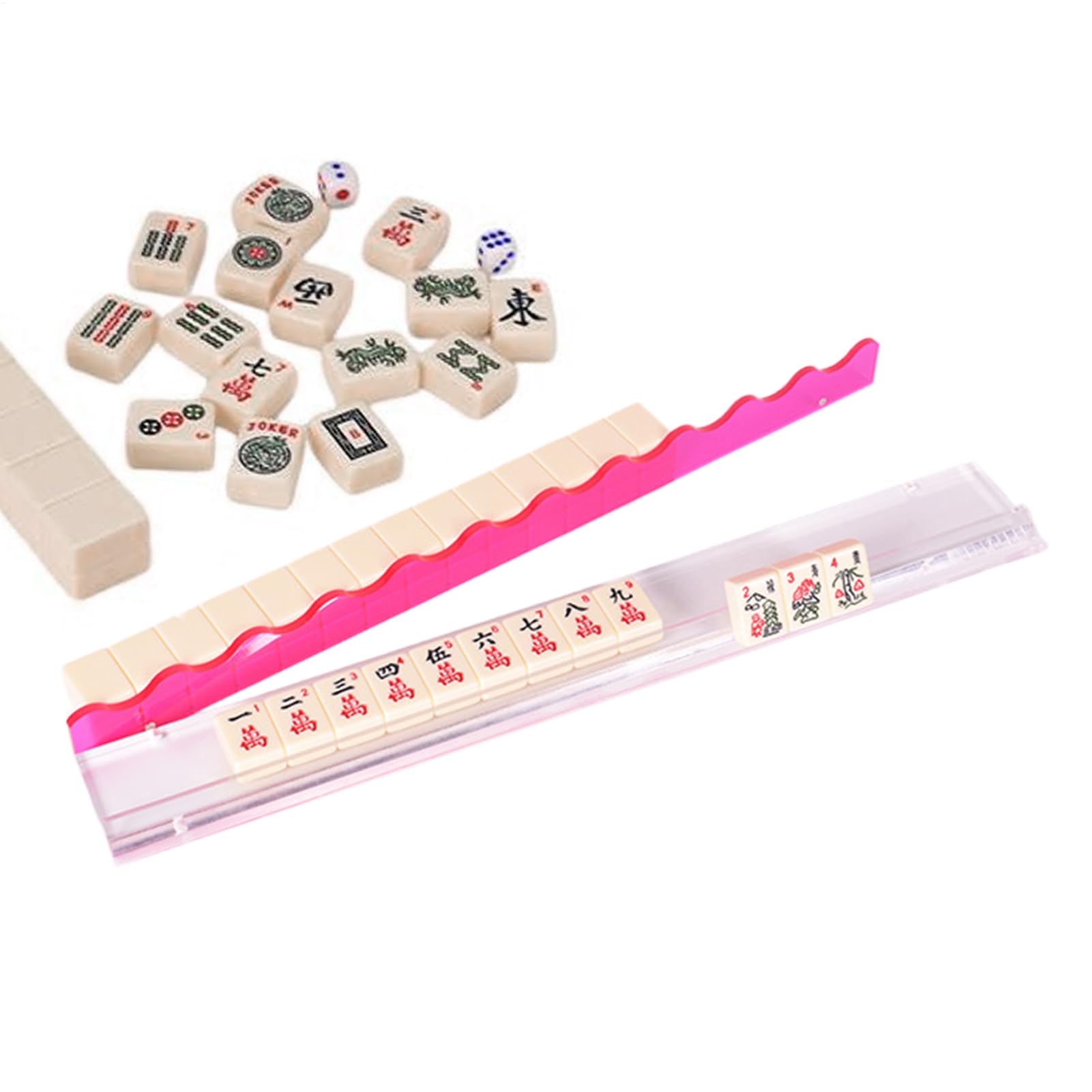Spingitori per il del Mahjong per Stanza dei Giochi in Acrilico Trasparente