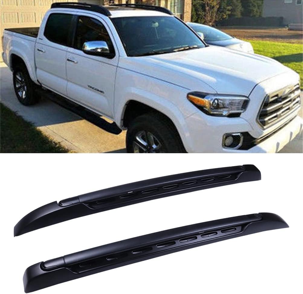 Roof Rack Cross Bars Cargo Bars Roof Rack Luggage Rack for Toyota Tacoma 2005-2022 Black -150LBS Load Capacity (Not Fit Access Cab)