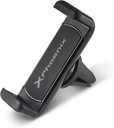 Phoenix Technologies PHAIRVENTHOLDER Coche - Soporte (Reproductor de MP3, Reproductor de MP4, Tel?fono m?vil/Smartphone, Navegante, Coche, Soporte pasivo, Negro, Montaje de Abrazadera, 15,2 cm (6