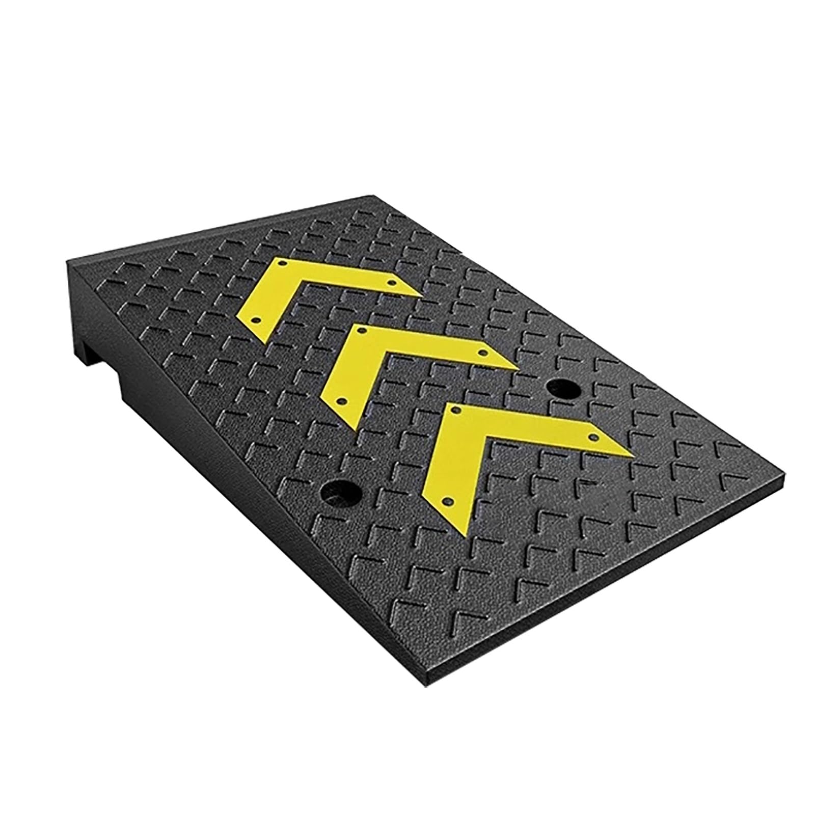 Curb Ramps for Driveway, Height Heavy-Duty 44000 Lbs Capacity Threshold Ramp, Stable Grid Structure for Garage, Cars, Wheelchairs, Bikes, Motorcycles(100 * 21cm/39.3 * 8.2in)