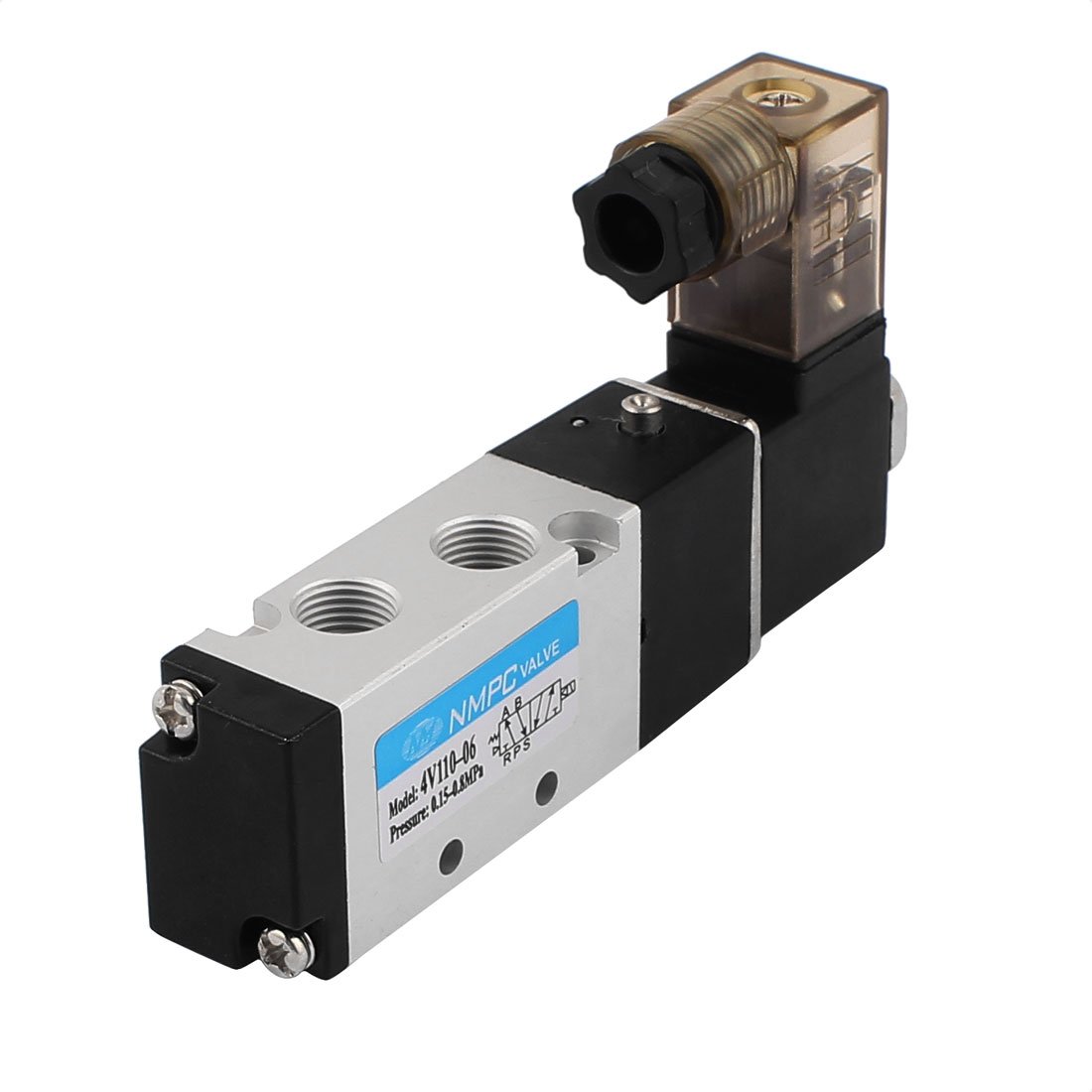 Distributeur pneumatique 4V110-06 AC 220V électrovanne 5/2 voies commande air