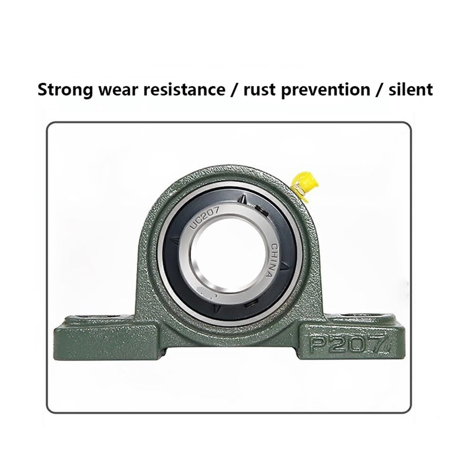 Stehlager 2 STÜCK Äußeres sphärisches Riemen-Vertikalsitzlager UCP204 P205 P206 P207 P208 P209 Innendurchmesser 12/15/17-90 mm(UCP207 35mm)