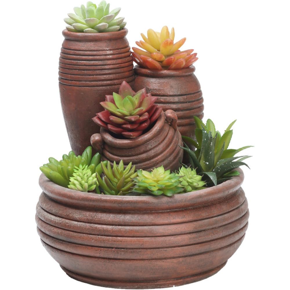 Vaso per piante grasse vaso da fiori 3 3/4 pollici dipinto