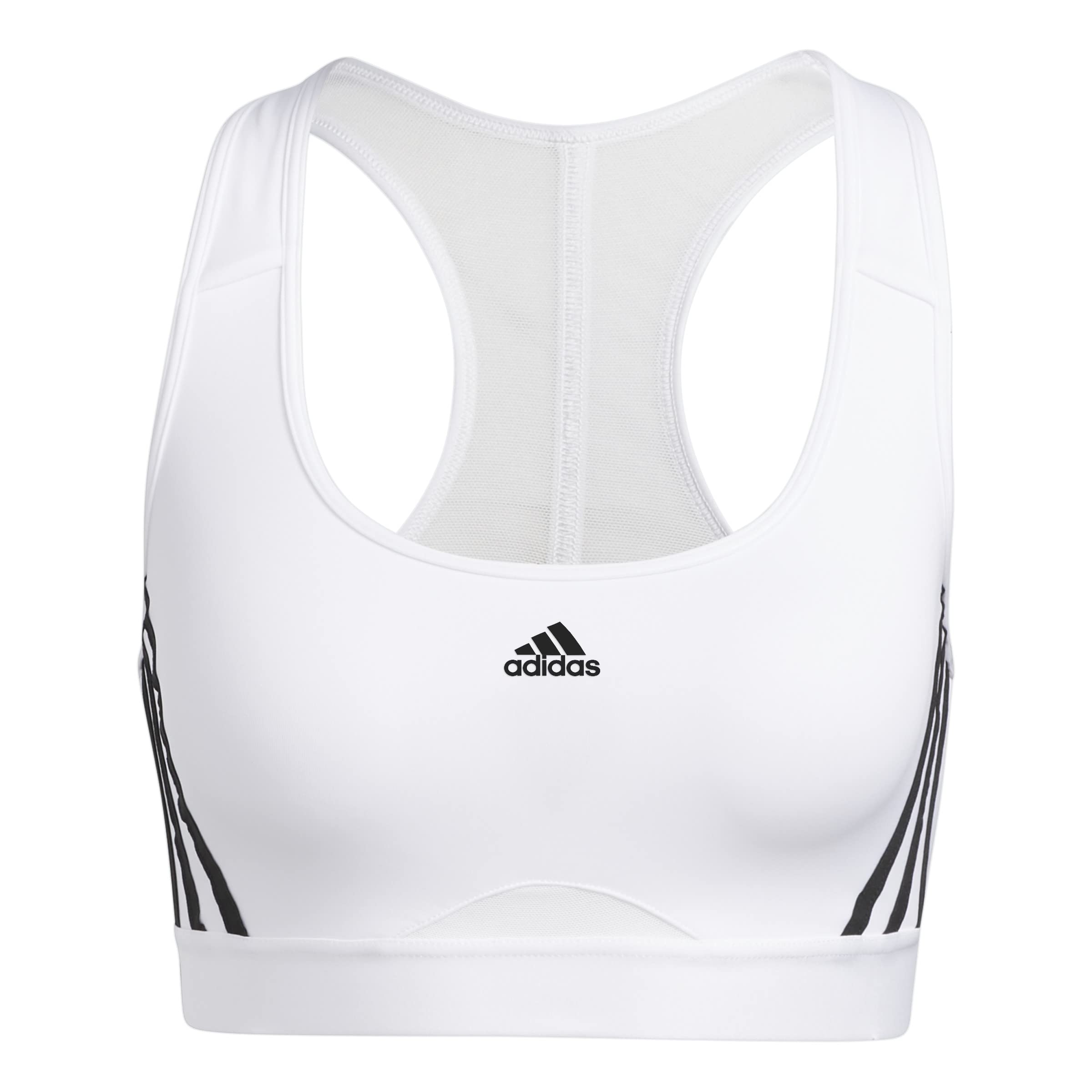 adidasWomen's Powerreact Training Medium-Support 3-Stripes Bra