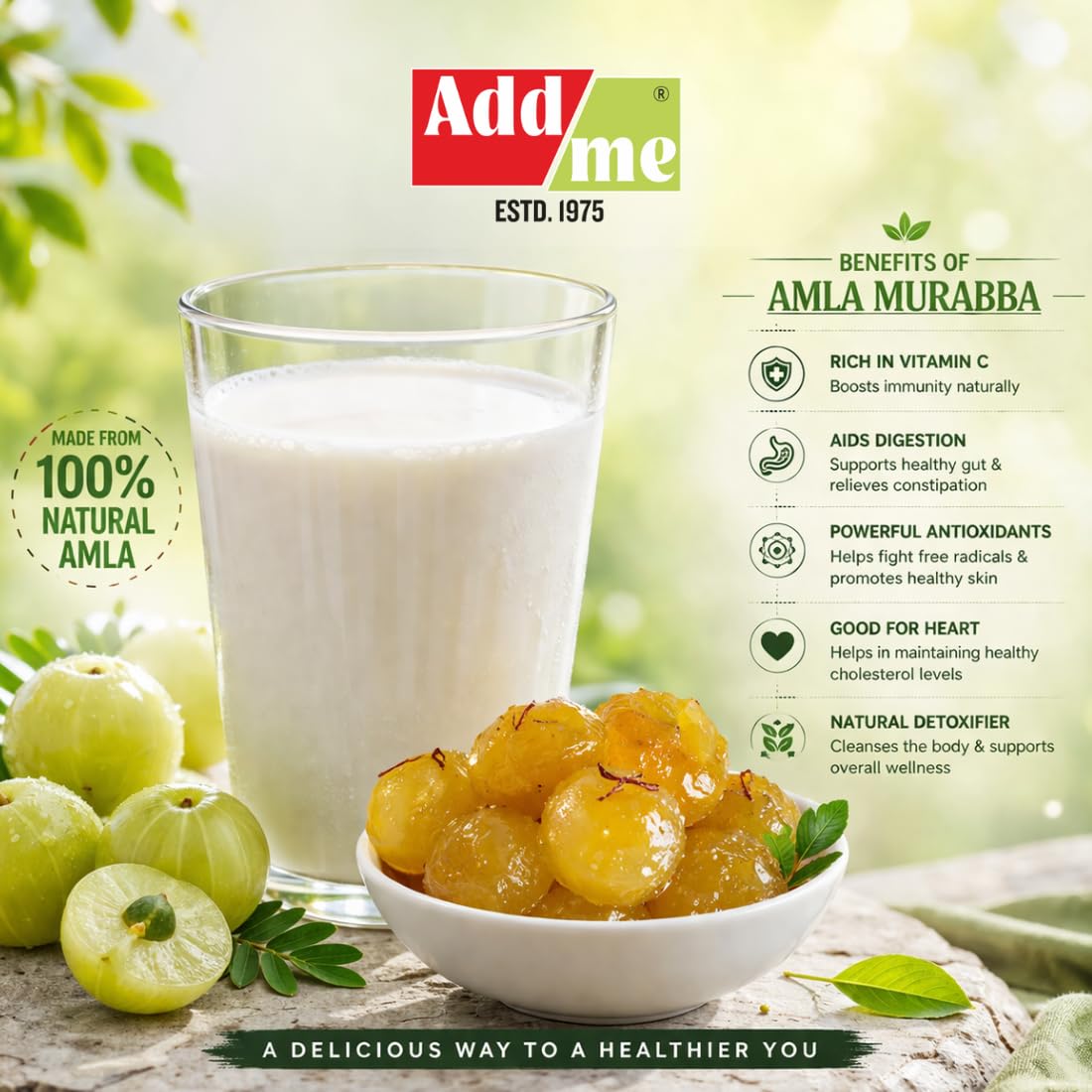 Amla Murabba 1kg Amala Preserve Sin Jarabe Dulce Caramelo refuerzo de inmunidad