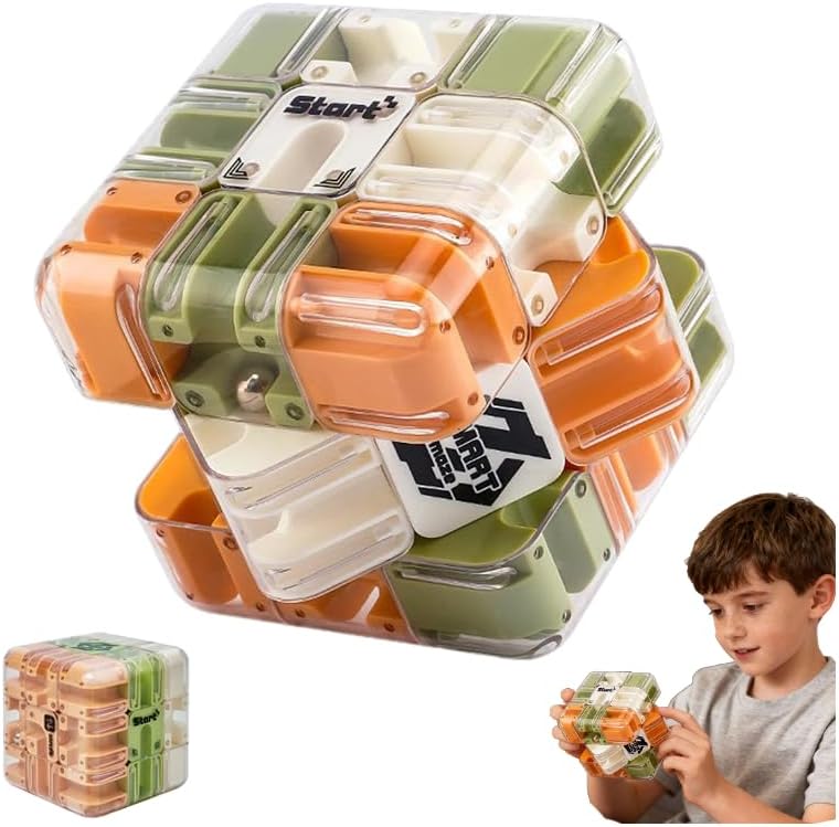 3D Labyrinth Puzzle – Kugellabyrinth Denkspiel für Teenager & Erwachsene