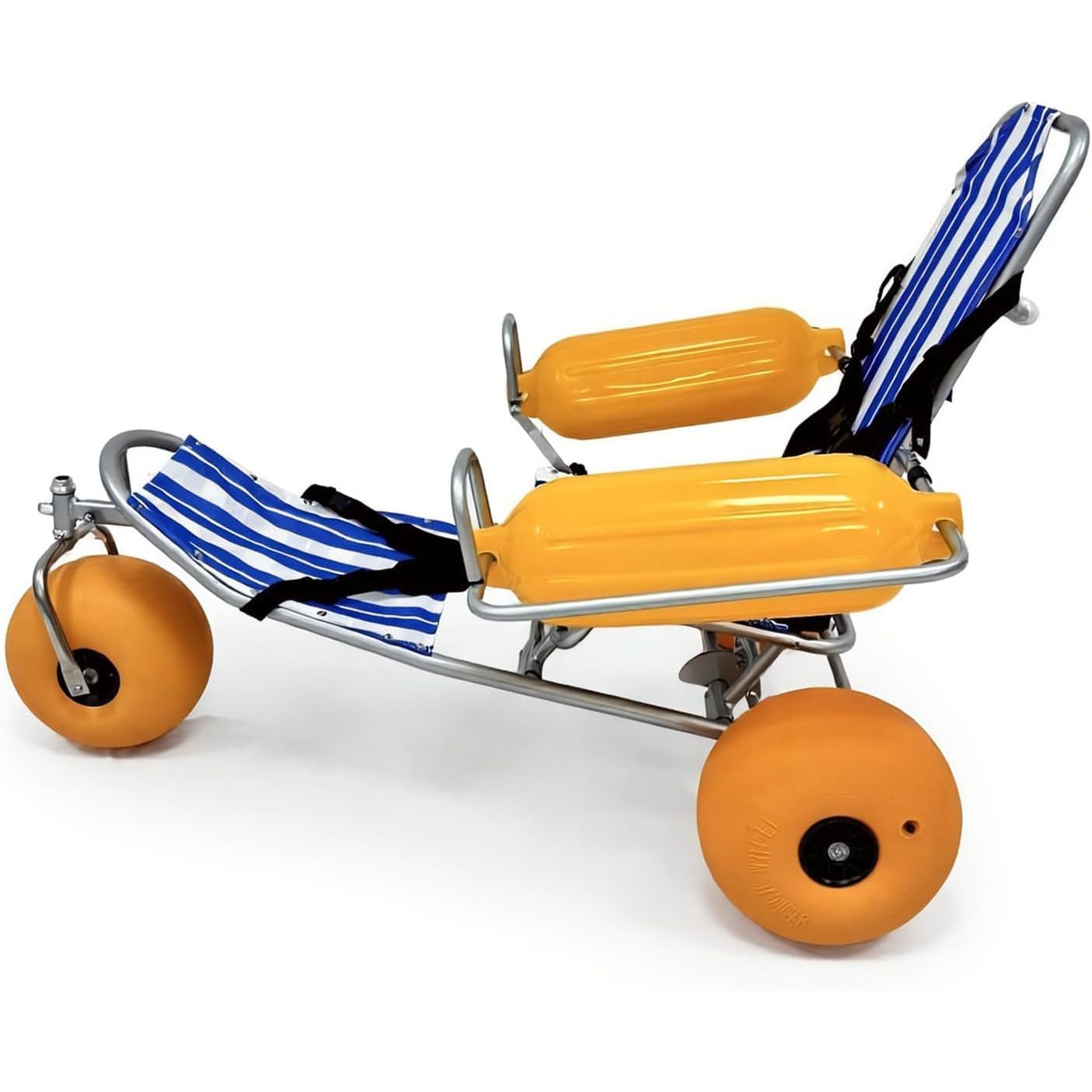 Floating Beach Pool Wheelchair Water, Foldable Beach Wheelchair, All Terrain Water Floating Wheelchairs, 300lbs Load Capacity, Beach Walkers for Water