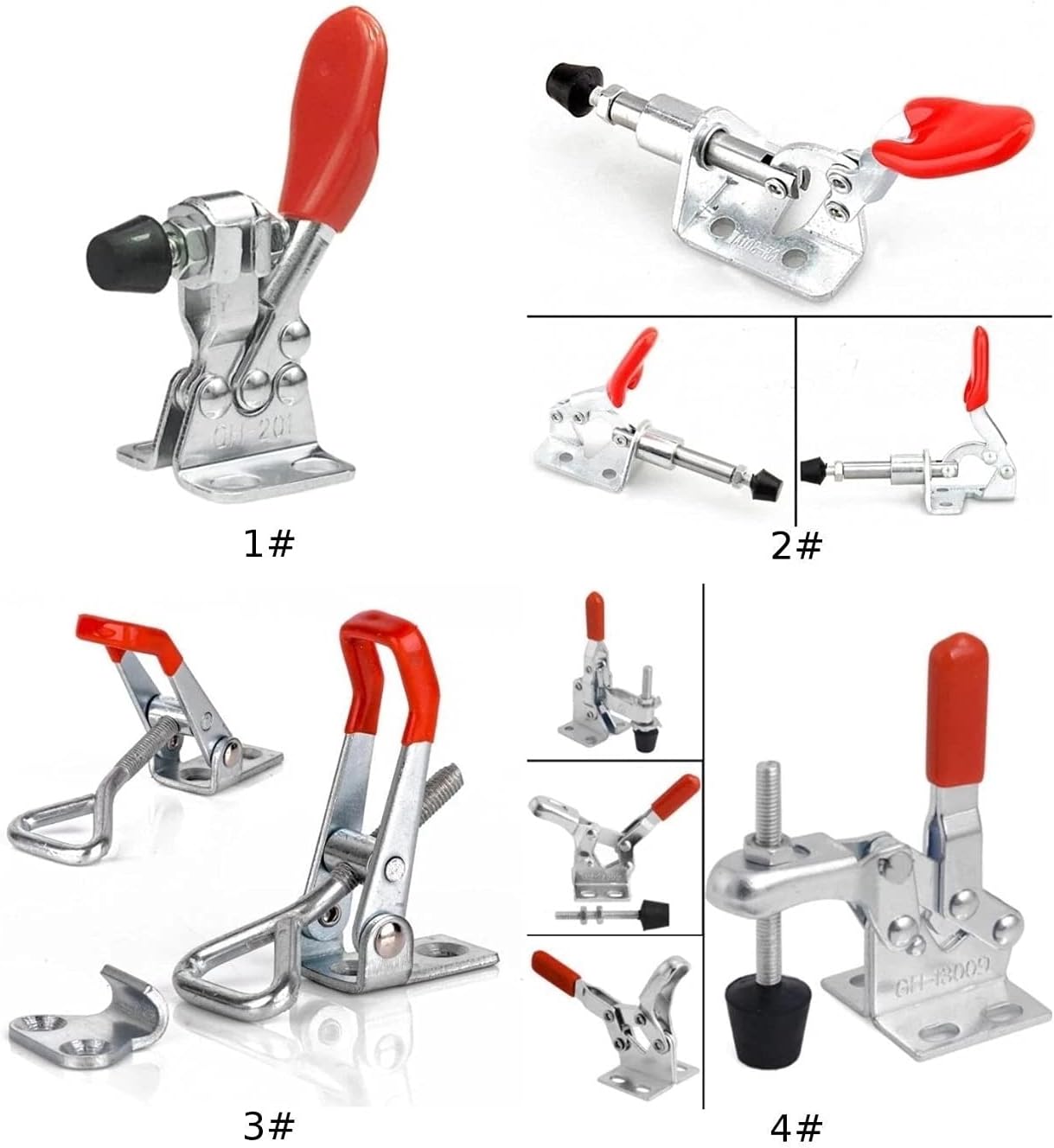Fast Release Toggle Clamp Hand Tool Holding Adjustable With Handle Replacement Accessories Toggle Clamp (Size : 2) ()