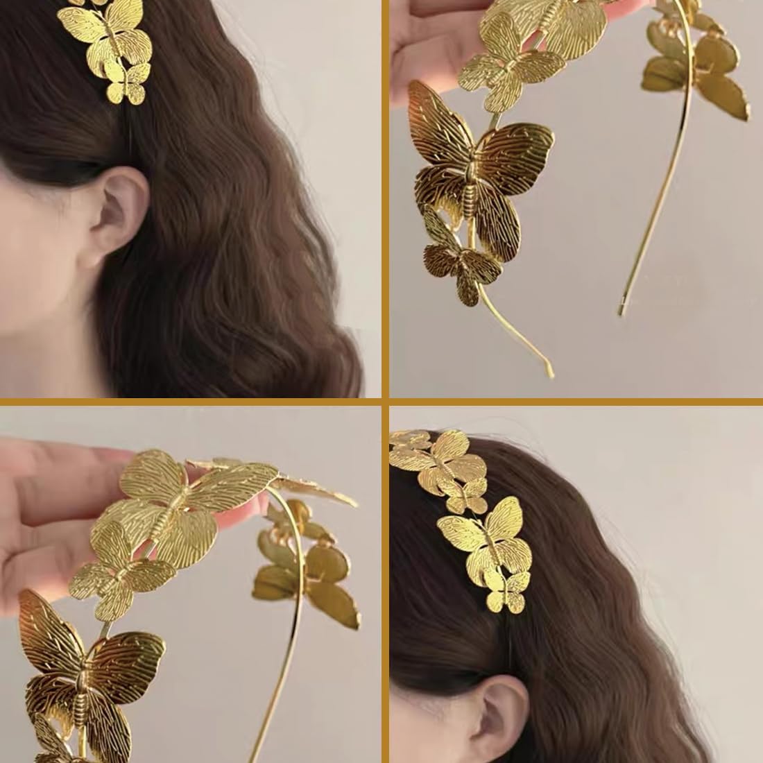 Couronne de laurier dorée style grec ancien Feuilles de laurier