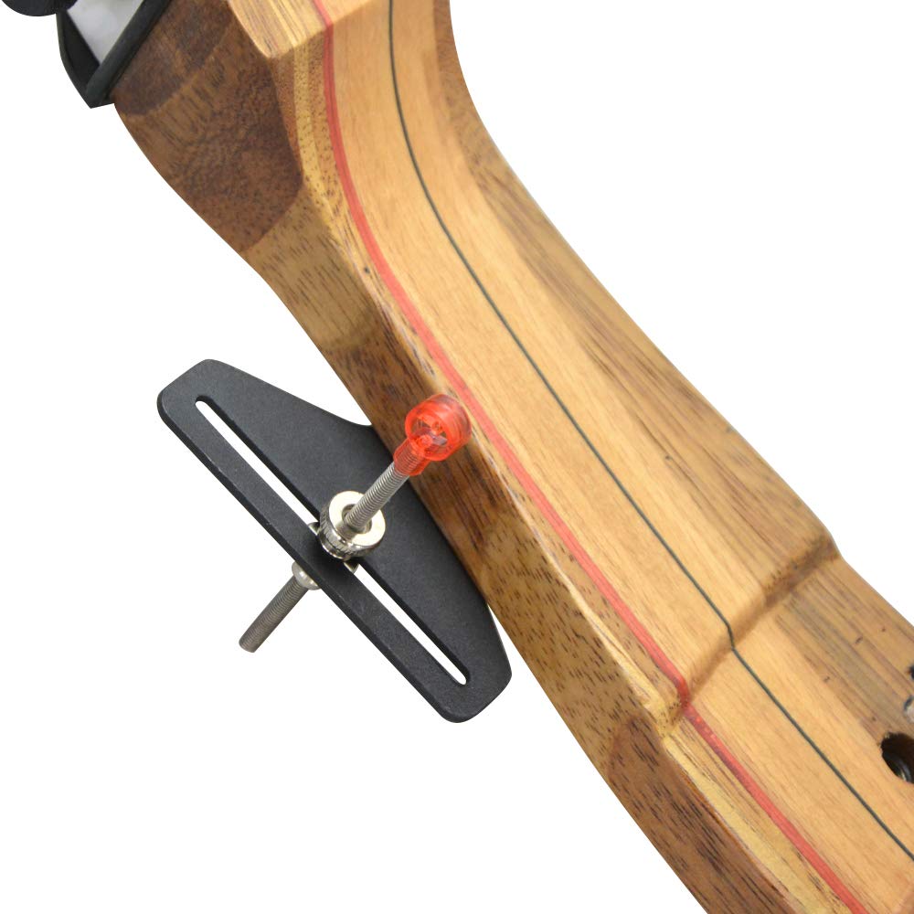 Vista per Arco Ricurvo Acciaio Inossidabile Bow Sight Visione a Pin Singolo