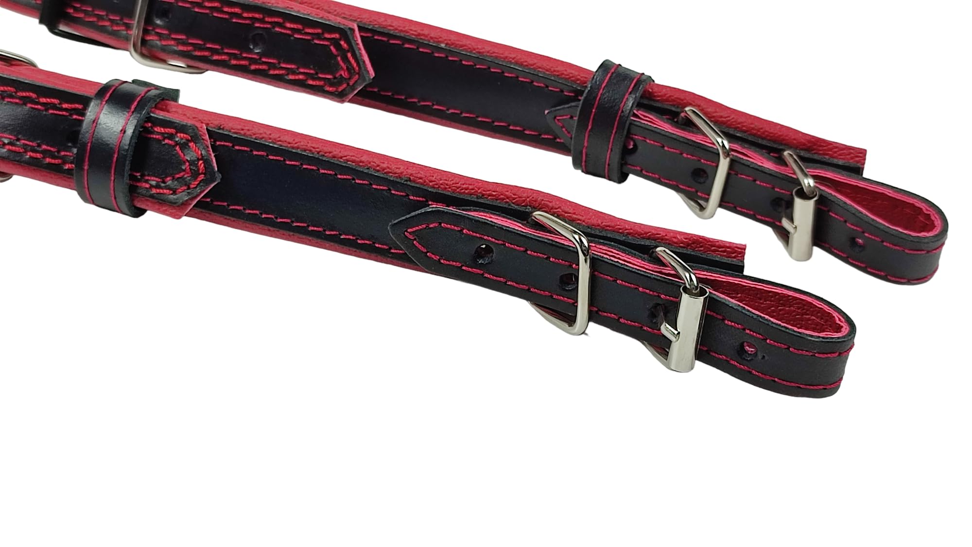 Kinder 5cm Akkordeon Schulterriemen Akkordeongurte Schwarz/Rot