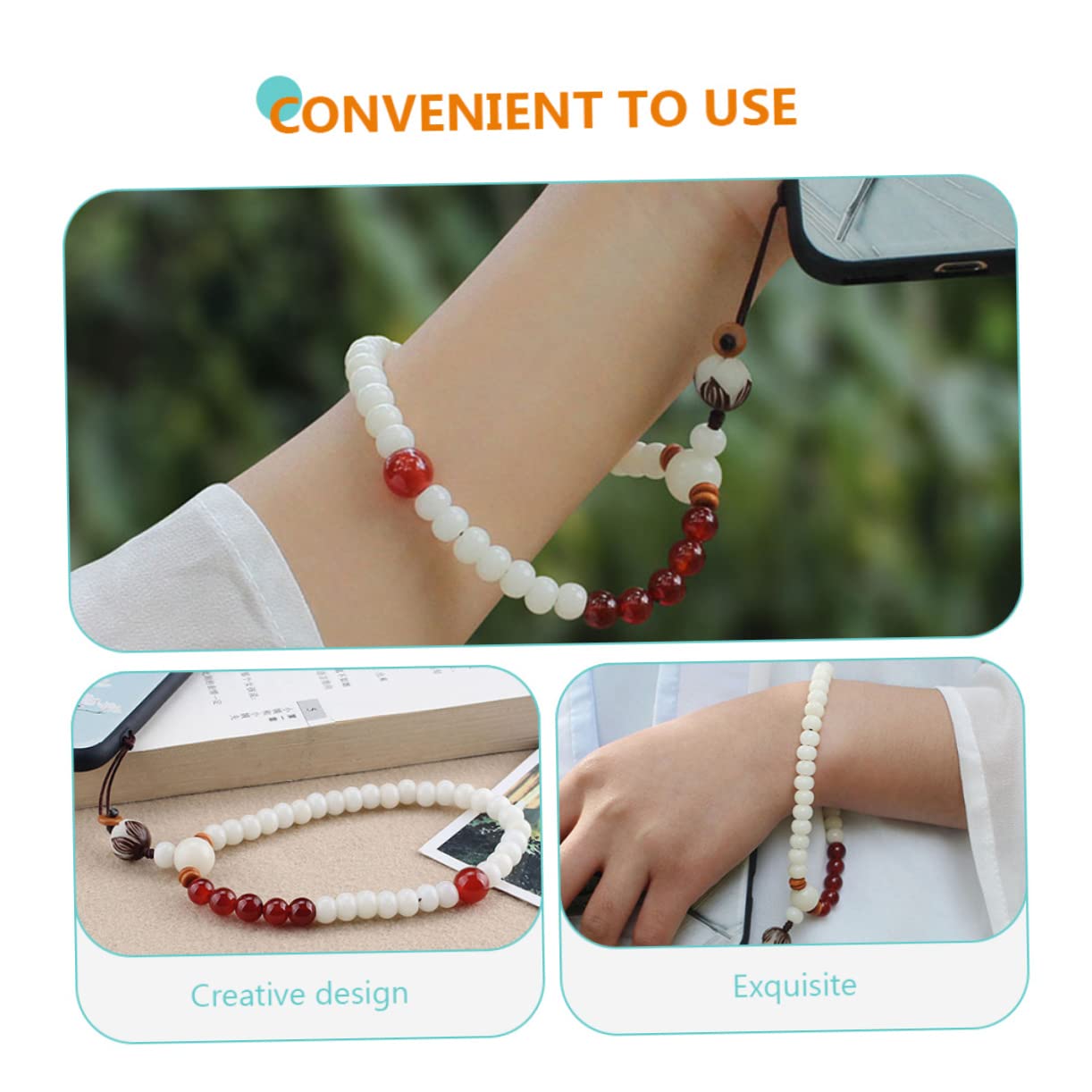 Artibetter 5piezas Cuerda Para Teléfono Móvil De Estilo Lanyard y Resistente Cadena Decorativa Para Llaves y Accesorios Para Amantes Del Diy Creatividad