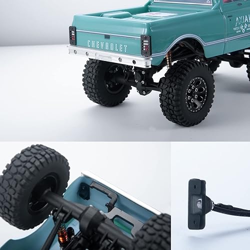 Miniatura 5 de RC-Hub Juego de luces traseras LED para 124 Axial SCX24 AXI00001 RC Crawler Car, rojo