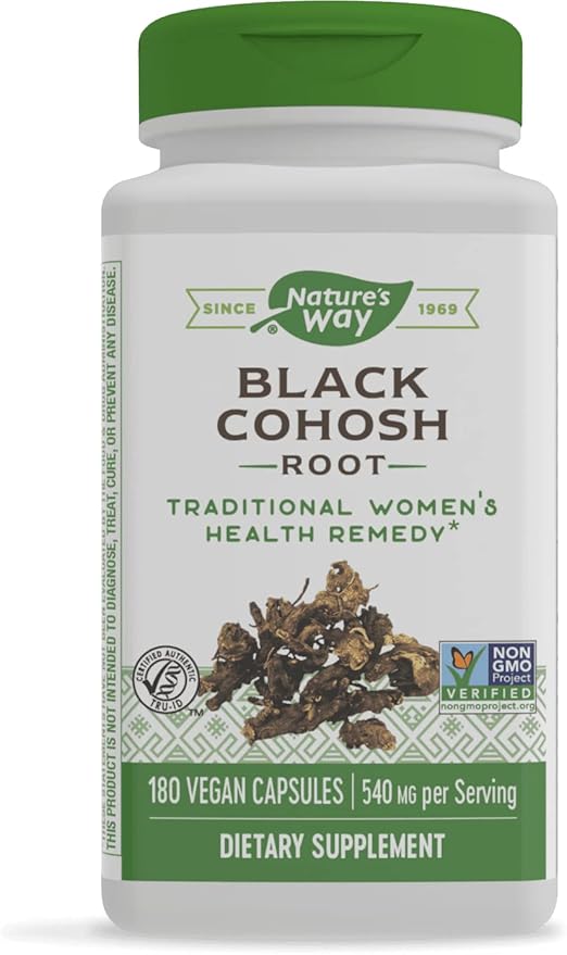 Nature's Way Black Cohosh Root, 540 mg,180 Capsule