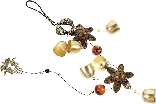 Vintage Wind Chime Hanging Bell Ornament for Decor Outdoor Garden Patio Door Decoration with Joyful Sound Retro Craftsmanship for Charming Home