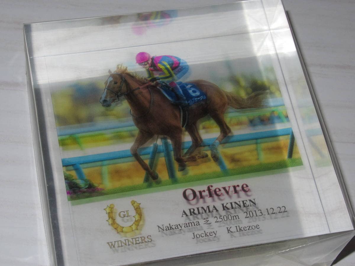 Amazon.co.jp: オルフェーヴル Orfevre アクリルオブジェ 置物 縦8×横8 