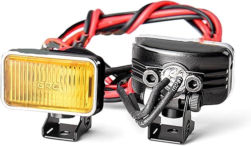 Miniatura 2 de LICHIFIT 20MM Proyector rectangular Retro Simulación Electrochapado Reflector reflector reflector faro para 18 110 RC coche