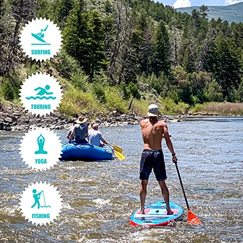 Freein 10’6” Inflatable Windsurf Sup, Stand Up Paddle Board For Windsurfing, Dualaction Hand Pump, Adjustable Paddle, Complete Kit, 2-Year Warranty #TOP1