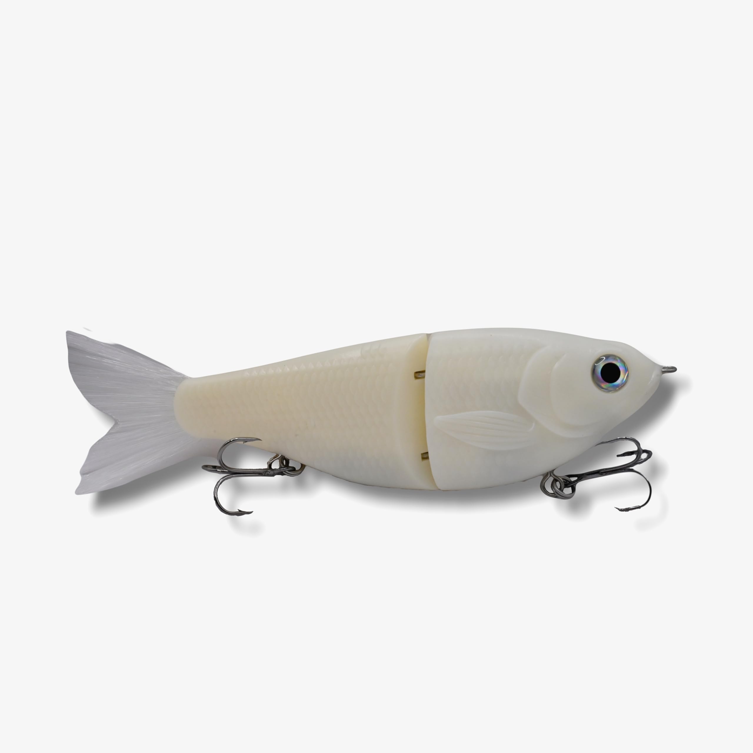 PBFish Glide Bait Slow Sinking Wide S Motion Smooth Glide Strong Hooks 6 Inches Bass Musky Pike Big Fish