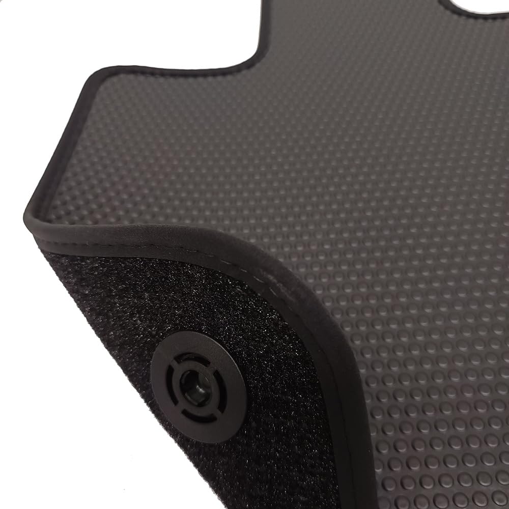 Car Lux AR07571 - Tappetini in Gomma su Misura CarGrip per VW T7 Multivan dal 2021
