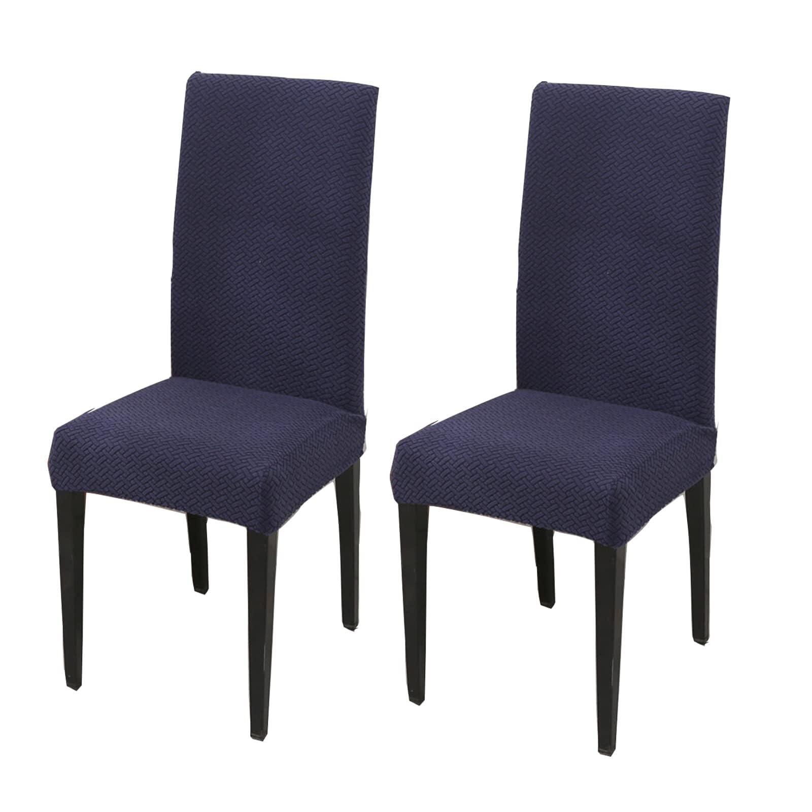 NMVAWIPT Chair Covers, Stretch For Dining Chairs, Removable Washable Slipcovers, Universal For Home Ceremony Wedding Party(#9,2pcs)