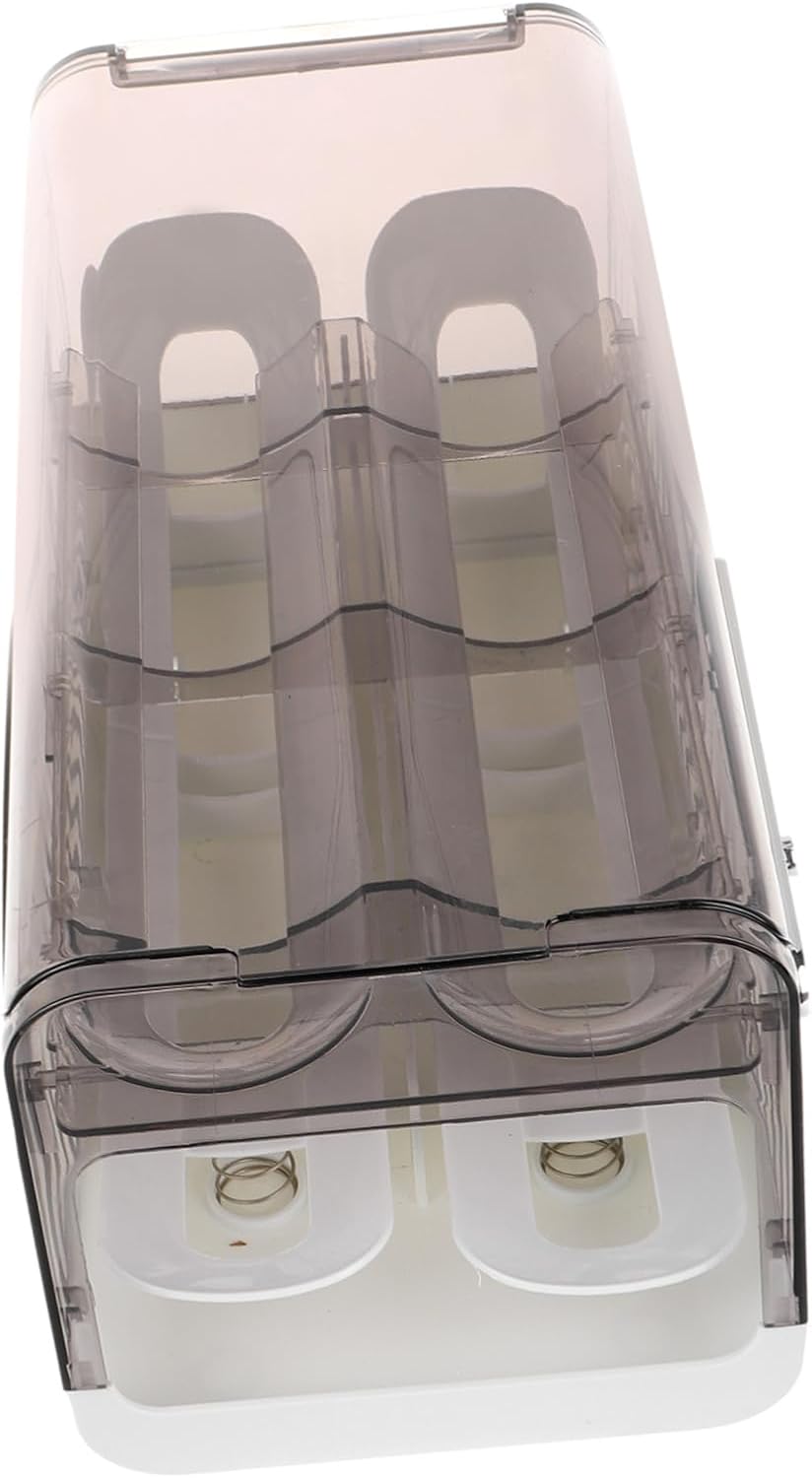 Space-saving Rolling Dispenser for Refrigerator Food-grade Plastic Storage Organizer Easy for Kitchen Lightweight Fridge Drawer Use