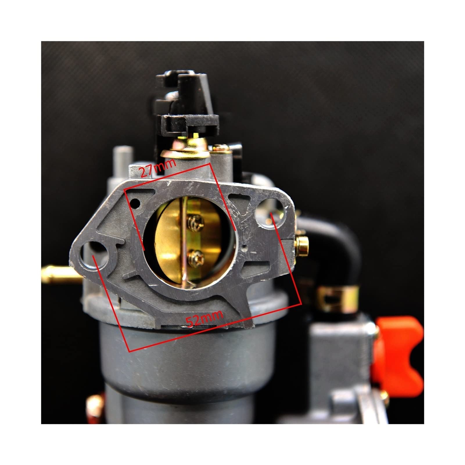 Carburadores Para Generador 188F GX390 Dual Fuel 4.5-5.5KW Auto Choke 90cm * 90cm Para Carburador LPG