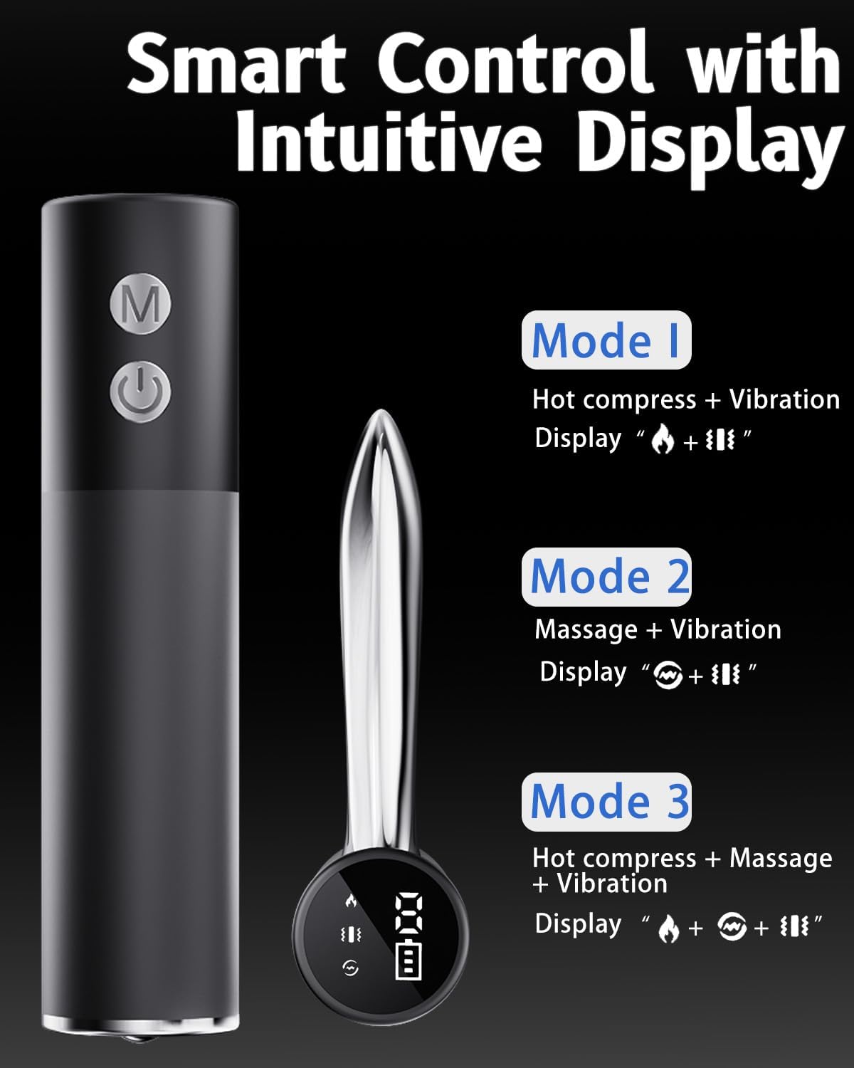 Electric Muscle Scraper Tool with Vibration,Massage& Heat, Portable Gua Sha Massager for Full Body Muscle Recovery, Relaxation, and Pain Relief (Black-Gel)