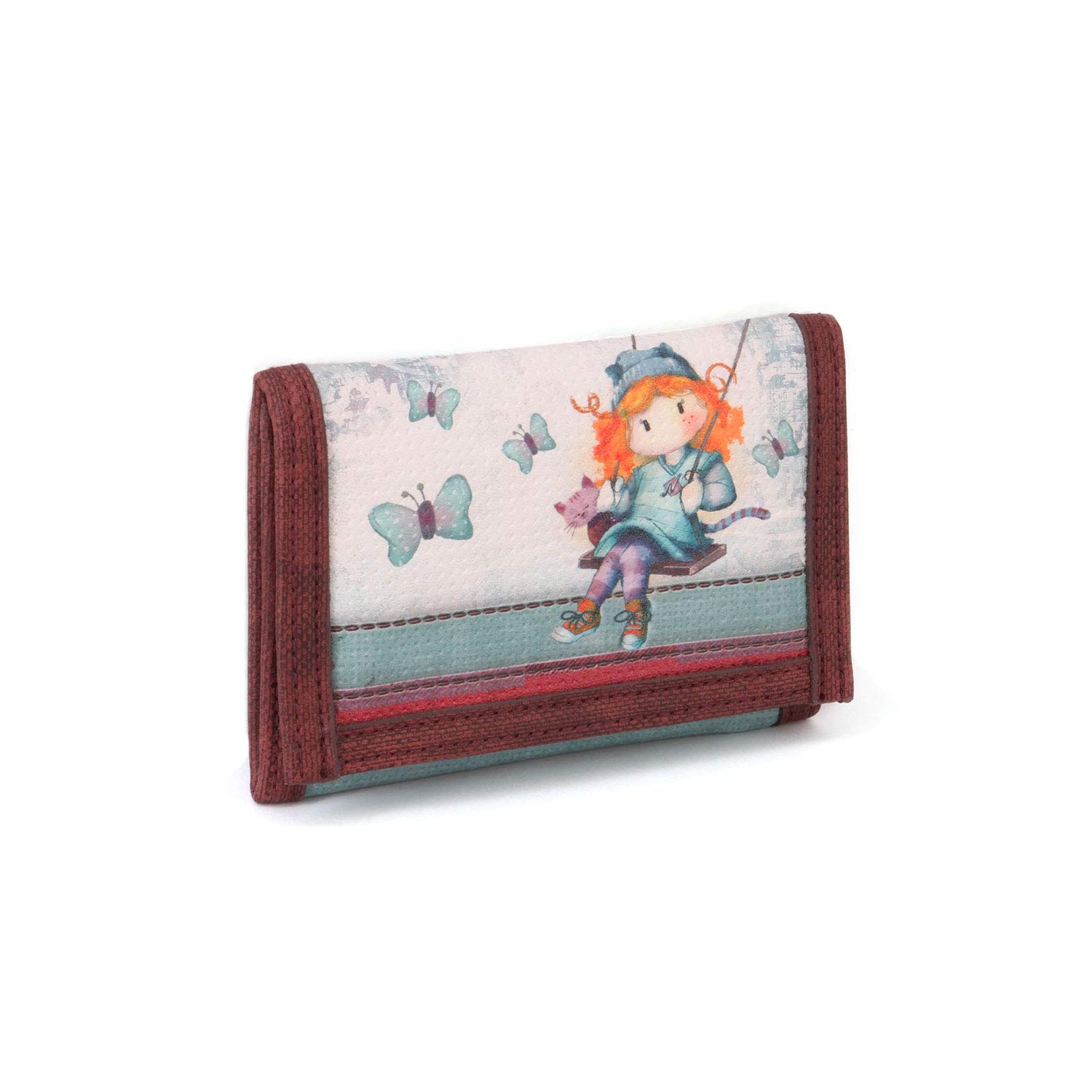 Forever Ninette Forever Ninette Swing-Wallet Coin Pouch, 12 cm,Multicolour
