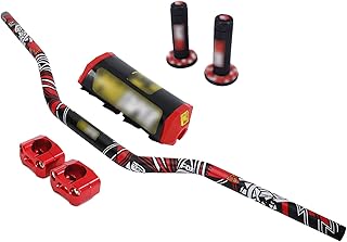 1 1/8 "28mm Motorrad Lenker Lenker + Riser Mount Clamp + Pad + Griffe Set Für Dirt Bike Offroad Pit Bike Honda K.T.M Yamah...